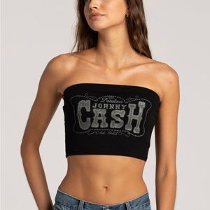 Tillys Johnny Cash tube top